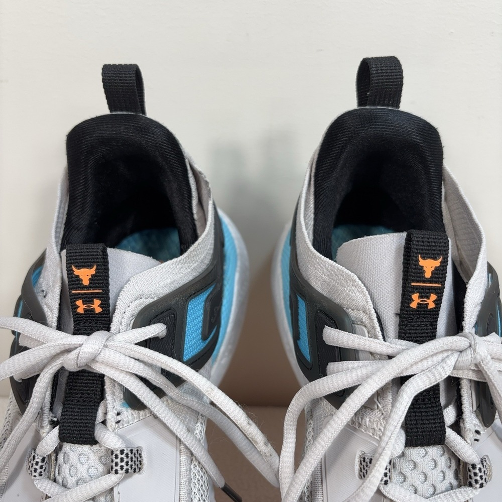 Under Armour Project Rock 5 Training Shoes Men's‎ 11 Gray Blue Bull Performance - Picture 7 of 14